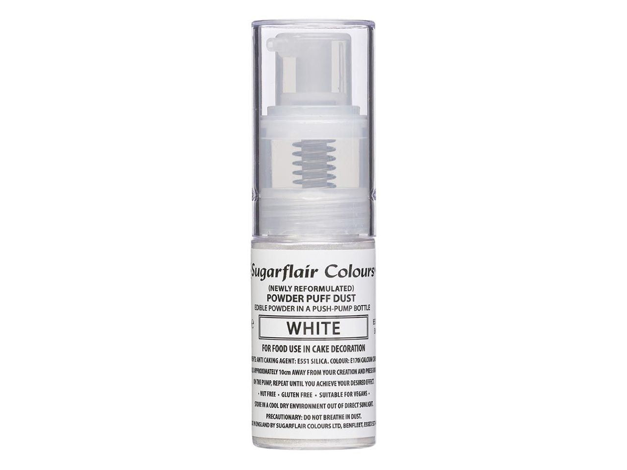 Sugarflair Pump Spray white 10g