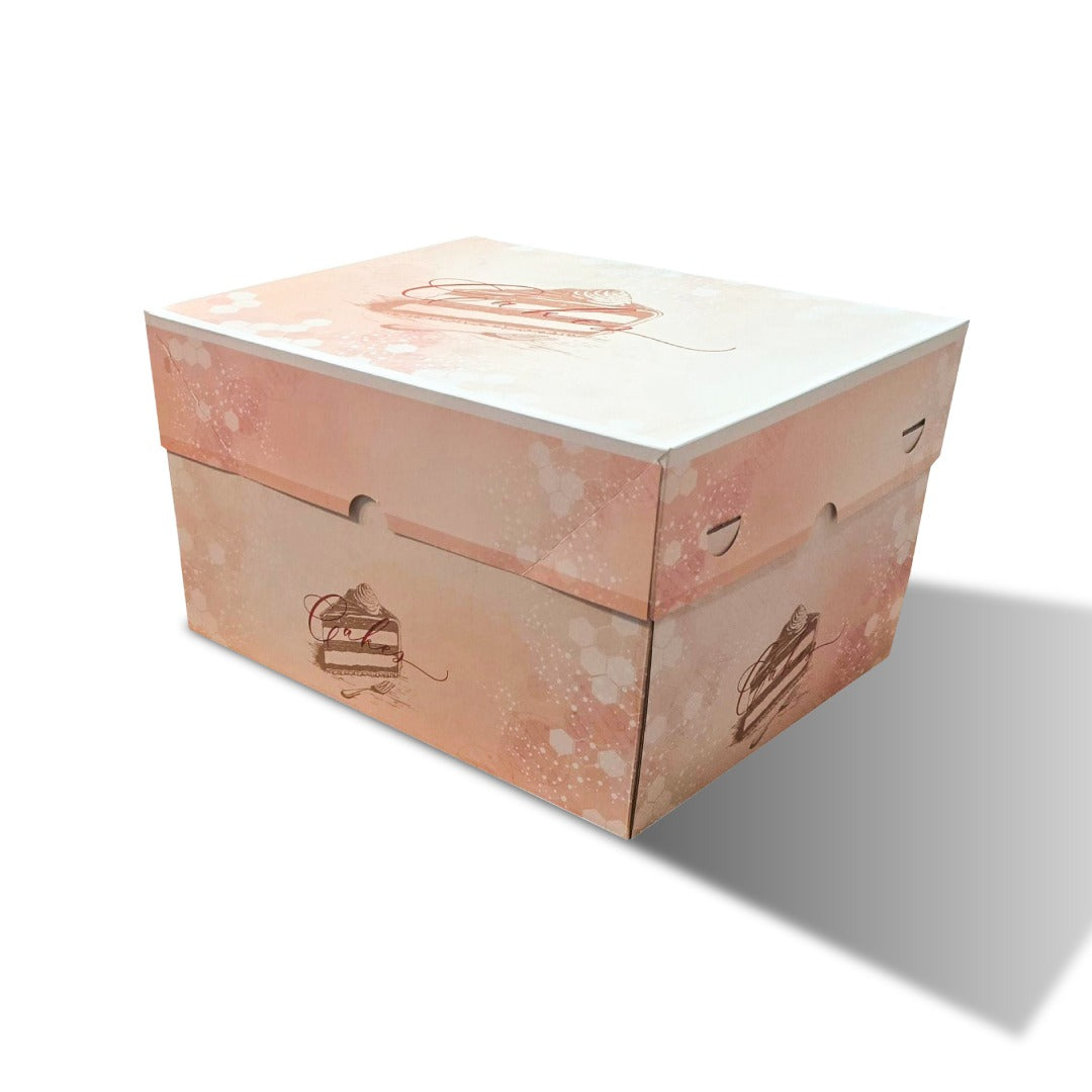 5 x Tortenkarton Classic Pro - 36x 26x 20/27 cm - höhenverstellbar