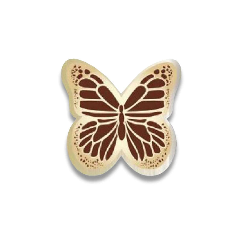 Dekor Schokolade Schmetterling Braun