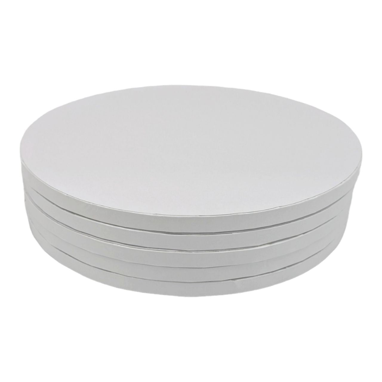 5x Cakeboard Rund ⌀15cm Weiss