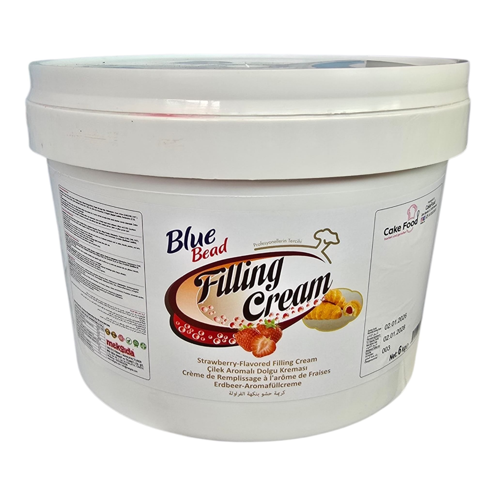 Blue Bead Erdbereenfüllcreme 6kg