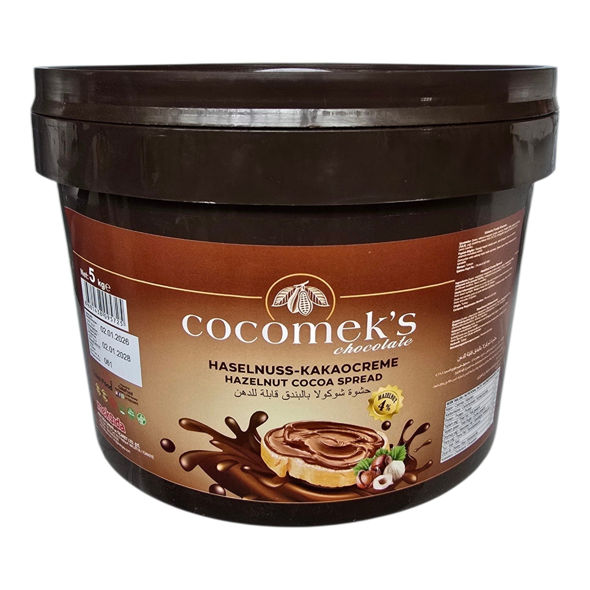 Cocomeks Haselnuss-Kakao-Creme 5kg