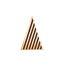 Chocolate heart-shaped decoration