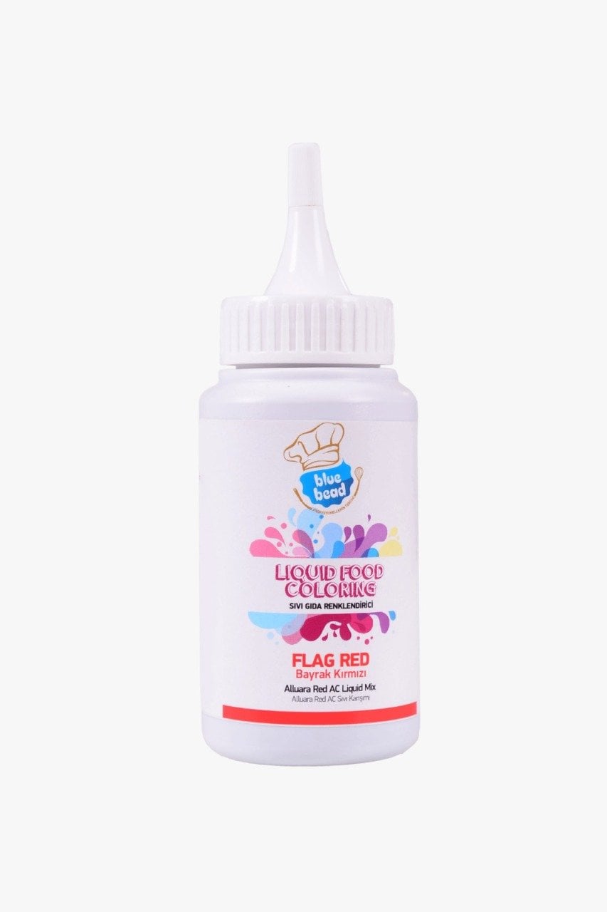 Blue Bead Lebensmittelfarbe Flaggenrot 150 ml