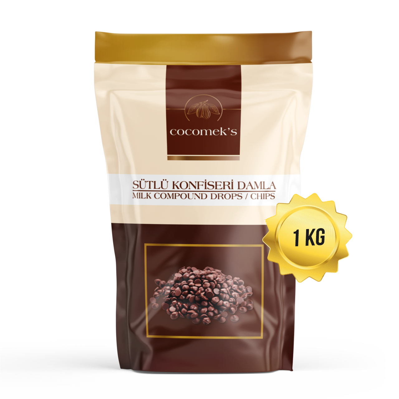 Cocomeks Milch-Konfiserie Schokoladentropfen 1 kg